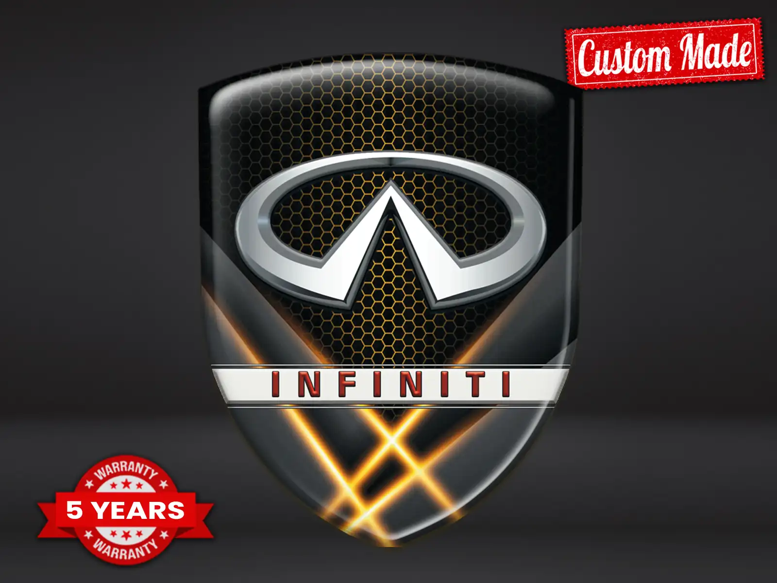 Infiniti Individuell Auto Abzeichen Modern Robust Max Pro Optik